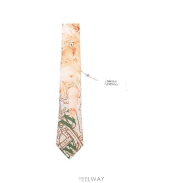 26FW 비비안웨스트우드 넥타이 81050001 W01IT C401 NEUTRALS