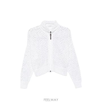 Brunello Cucinelli 27SS ���ڷ� ��ġ�ڸ� ��Ʈ���� MCO578706 C159 WHITE27SS ���ڷ� ��ġ�ڸ� ��Ʈ���� MCO578706 C159 WHITE