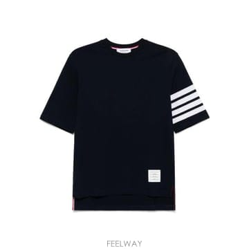 Thom Browne 27SS ����� ���� Ƽ���� MJS168G 07862 415 BLUE27SS ����� ���� Ƽ���� MJS168G 07862 415 BLUE