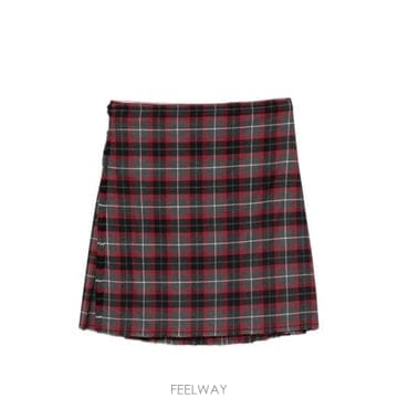 ViVienne westwood 26FW ���ȿ���Ʈ��� �ø��� Ÿź üũ �̵� ��ĿƮ 2F020002 W01NG P210 GREY RED26FW ���ȿ���Ʈ��� �ø��� Ÿź üũ �̵� ��ĿƮ 2F0