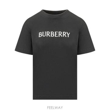 26SS 버버리 로고 코튼 티셔츠 8118977 A1189 BLACK