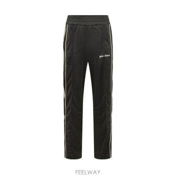 26FW 팜앤젤스 트레이닝 조거 팬츠 PAMCJ03F26FB01 1003 BLACK OFF WHITE