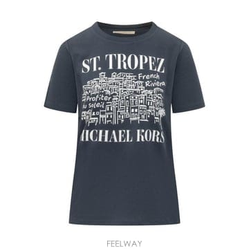 Michael Kors 26SS ����Ŭ �ھ ���� Ƽ���� MS6520K97J 409 MIDNIGHTBLUE26SS ����Ŭ �ھ ���� Ƽ���� MS6520K97J 409 MIDNIGHT