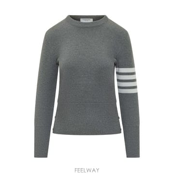 Thom Browne 25FW ����� �� �ж�� ��Ƽġ Ŭ���� 4�� Ǯ���� ��Ʈ FKA239A00014 035 MED GREY25FW ����� �� �ж�� ��Ƽġ Ŭ���� 4�� Ǯ���� ��Ʈ 
