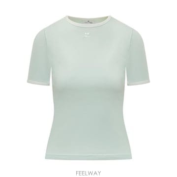 COURREGES 26SS ������ ���� Ƽ���� 125JTS017JS0203 B216 LIGHT MINT HERITAGE WHI26SS ������ ���� Ƽ���� 125JTS017JS0203 B216 LIGHT MIN