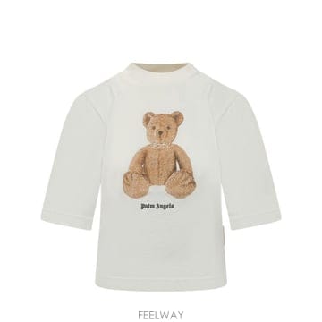 Palm Angels 26SS �ʾ����� ���� Ƽ���� PWAA079S26JER006 0360 OFF WHITE BROWN26SS �ʾ����� ���� Ƽ���� PWAA079S26JER006 0360 OFF WH