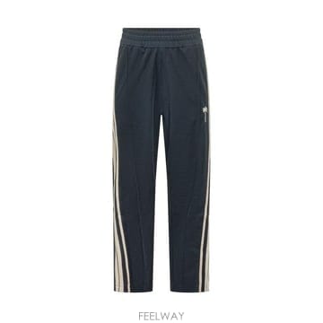 26FW 팜앤젤스 트레이닝 조거 팬츠 PAMCJ09W26FB01 4603 NAVY BLUE OFF WHITE