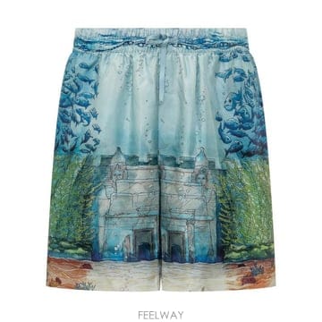26FW 카사블랑카 숏팬츠 MPF26TR399 04 TROMPE L OEIL