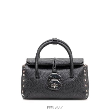 26FW 자넬라토 토트백 0687501120000B Z0001 BLACK NERO