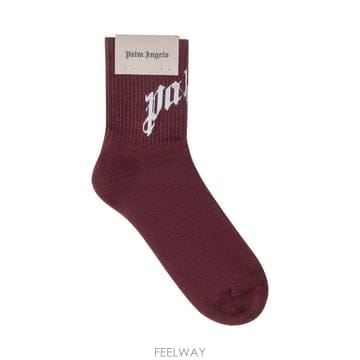 Palm Angels 25FW �ʾ����� �縻 PWRA00BF25FAB001 2803 BURGUNDY OFF WHITE25FW �ʾ����� �縻 PWRA00BF25FAB001 2803 BURGUNDY OFF 