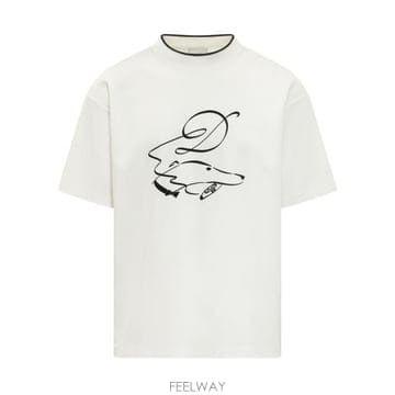 Drole de Monsieur 26FW ��ѵ幫�� ���� Ƽ���� LTS332CO002 OW OFF WHITE26FW ��ѵ幫�� ���� Ƽ���� LTS332CO002 OW OFF WHITE