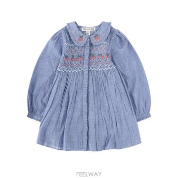 26 F/W EMILE & IDA 로브 SMOCKEE 샴브레이 (KI B0042312526