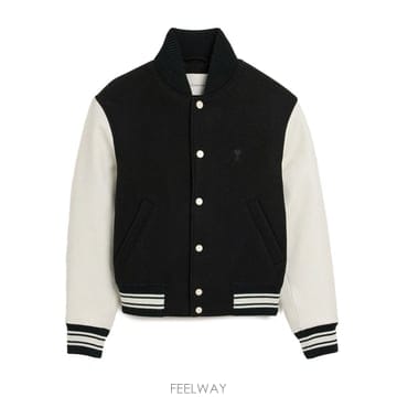 아미 패딩 테디 자켓 인 보일 울 개버딘 HJK941WV007800 B0302512626