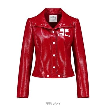 27 S/S 쿠레주 REEDITION 자켓 COURREGES 비닐 레 B0732368267