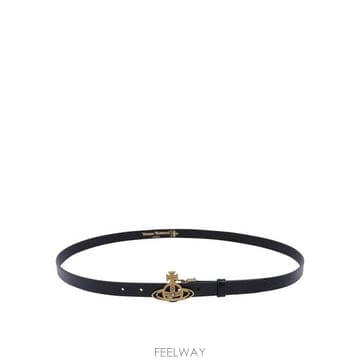 26FW 비비안웨스트우드 슬림 벨트 8201007BW L007Y N401 NERO