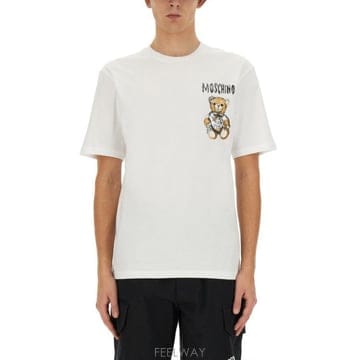 Moschino 25SS ��Ű�� ���� Ƽ���� 0716 0241 1001 BIANCO25SS ��Ű�� ���� Ƽ���� 0716 0241 1001 BIANCO