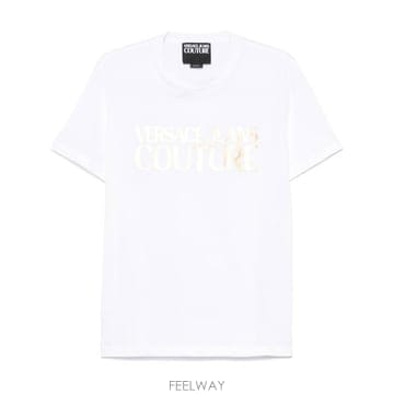 Versace 25SS ������ü ���� Ƽ���� 78GAHT05 CJ00T G03 BIANCO ORO25SS ������ü ���� Ƽ���� 78GAHT05 CJ00T G03 BIANCO OR