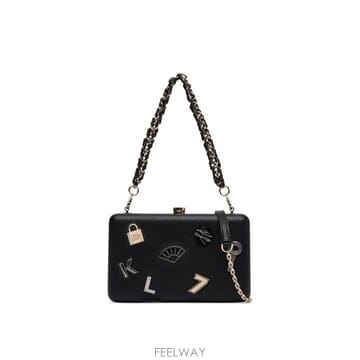 Karl Lagerfeld 26FW Į�����Ʈ Ŭ��ġ �Ŀ�ġ B4W30074 1AW black nickel NERO26FW Į�����Ʈ Ŭ��ġ �Ŀ�ġ B4W30074 1AW black nicke