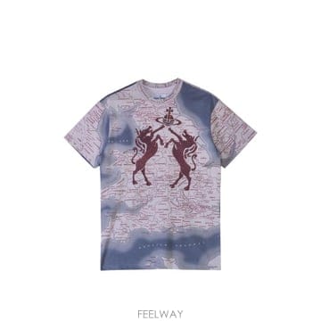 26SS 비비안웨스트우드 반팔 티셔츠 3G01004R J001M D J402 orchid MULTICOLOR