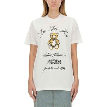 Moschino 26FW ��Ű�� ���� Ƽ���� 0710 5441 1001 BIANCO26FW ��Ű�� ���� Ƽ���� 0710 5441 1001 BIANCO
