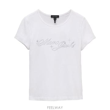 Marc Jacobs 25FW ��ũ�����߽� ���� Ƽ���� 2S5RTP025C07 100 white BIANCO25FW ��ũ�����߽� ���� Ƽ���� 2S5RTP025C07 100 white B