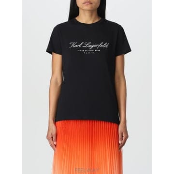 Karl Lagerfeld 26FW Į�����Ʈ ���� Ƽ���� 231W1701 999 Black NERO26FW Į�����Ʈ ���� Ƽ���� 231W1701 999 Black NERO