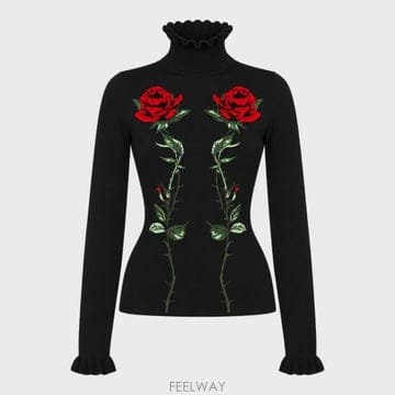 Blumarine 26FW ���縶�� ������ NF6086 MA31322222 BLACK26FW ���縶�� ������ NF6086 MA31322222 BLACK