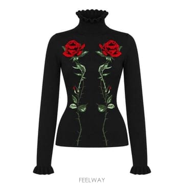Blumarine 26FW ���縶�� ������ NF6086 MA31322222 BLACK26FW ���縶�� ������ NF6086 MA31322222 BLACK