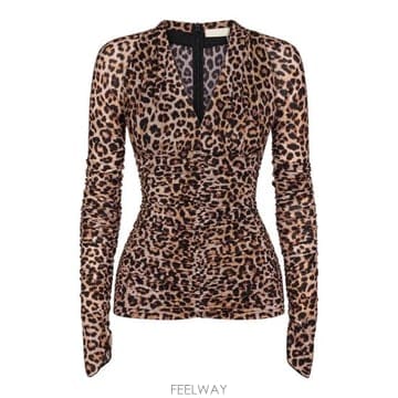 Blumarine 26FW ���縶�� ���� Ƽ���� RF6076J1619 L9655 TOFFEE BROWN BLACK26FW ���縶�� ���� Ƽ���� RF6076J1619 L9655 TOFFEE BRO