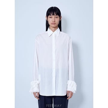 26 F/W 질샌더 코튼 셔츠 WITH DECORATIVELY FIN B0112500909