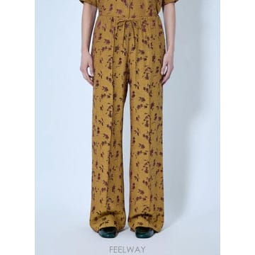 Dries Van Noten 26 FW �帮���ݳ�ư ���� Floral Wide Leg Trousers 262 010922 4261 20526 FW �帮���ݳ�ư ���� Floral Wide Leg Trousers 262 0