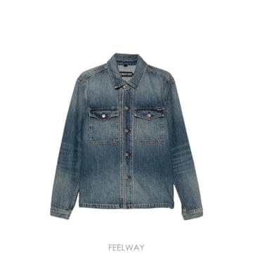 TOM FORD ������ washed denim jacket 12317330211080 TP725845791������ washed denim jacket 12317330211080 TP725845791