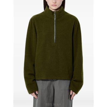 26 FW Rier 하프 집업 스웨터 NFL13X02NATURALFLEECESOILFLEECE TP45907