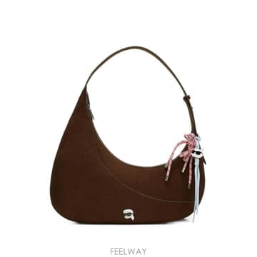26 FW 칼라거펠트 아이콘 스무스  스웨이드 백 C1W30283451 TP460266895