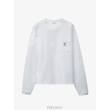 26 FW 베르사체 자수 코튼 저지 티셔츠 10245731A17915 TP459313123