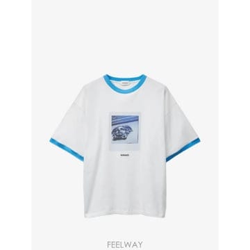 26 FW 베르사체 프린트 코튼 저지 레귤러 티셔츠 10260931A18733 TP456757150