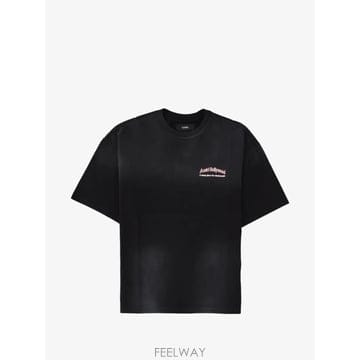 26 FW 아미리 로고 프린트 코튼 티셔츠 AM326JR004 TP458346640