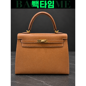 [빽타임] *국내백화점* 에르메스 켈리25 셀리에 골드컬러 Z각인 미사용품