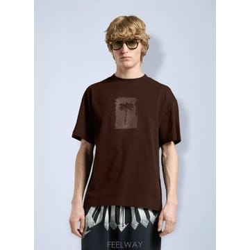 26 F/W 팜 엔젤스 브러쉬 팜 트리 레귤러 티셔츠 PAMAA01W B0112514303