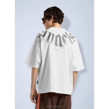 26 F/W 팜 엔젤스 빅 넥 로고 루즈 티셔츠 PAMAA03F26J B0112514315