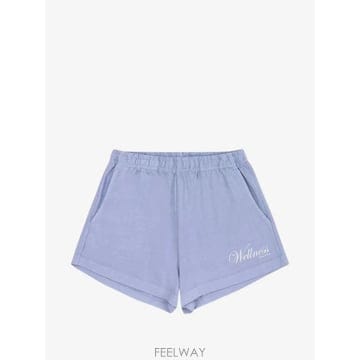 26 FW 스포티앤리치 애비뉴 디스코 로고 프린트 미니 쇼츠 SH03776083BL43 TP460258569