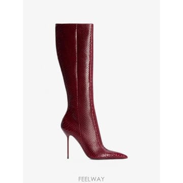 26 FW Paris Texas 리디아 파이톤 이펙트 카프스킨 부츠 PX2148XPTAL TP46024725