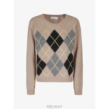 Roberto Collina 26 FW Roberto Collina argyle pattern sweater 263FXB25001 TP426 FW Roberto Collina argyle pattern sweater 263FXB250