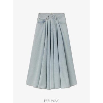 AGOLDE 26 FW AGOLDE Otto pleated denim maxi skirt A30791254 TP4602226 FW AGOLDE Otto pleated denim maxi skirt A30791254 T