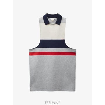 26 FW 베르사체 스트라이프 코튼 저지 미니 드레스 10259881A17890 TP460268180