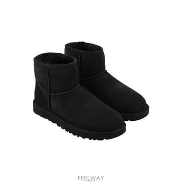 26FW 클래식 미니 ll 스웨이드 부츠 블랙 1016222 BLK