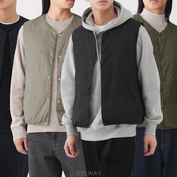 무인양품 MUJI 남성 조끼 경량 다운 패커블 26FW