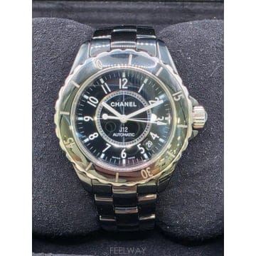 특가 CHANEL 샤넬 J12 38mm 블랙 세라믹 상태굿