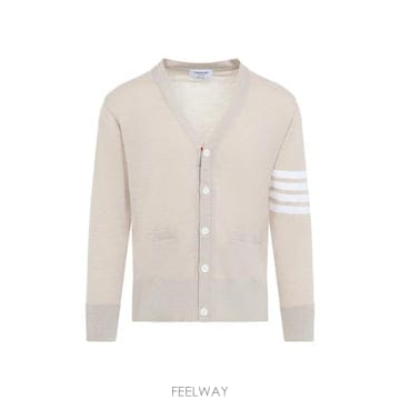 Thom Browne 27SS ����� 4�� �������̳ʺ� ���� �޸��� �� Ŭ���� ����� MKC002A Y1014 260 BEIGE27SS ����� 4�� �������̳ʺ� ���� �޸��� �� Ŭ���� 