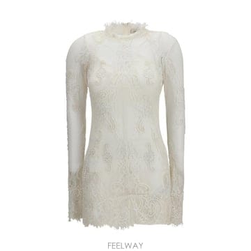 26FW 블루마린 원피스 RF6062J1616 X0817 WHITE